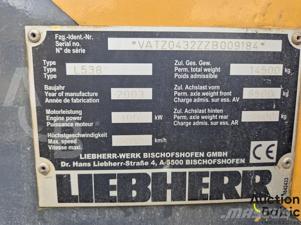 Liebherr L 538 Pale gommate
