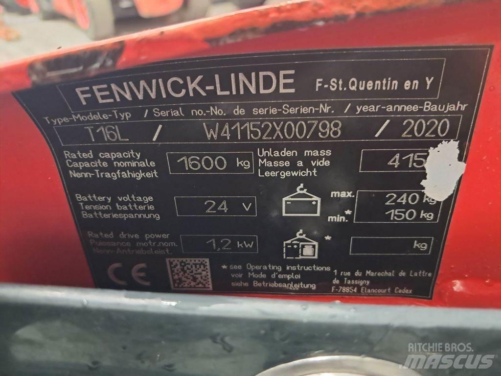 Linde T16L Transpallet elettrici a timone