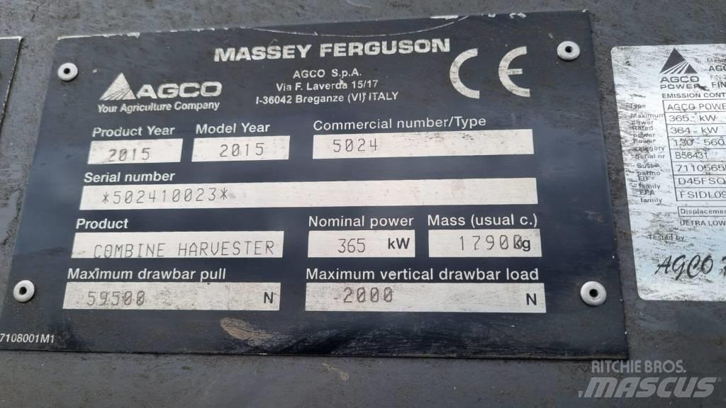 Massey Ferguson 9380 Mietitrebbiatrici