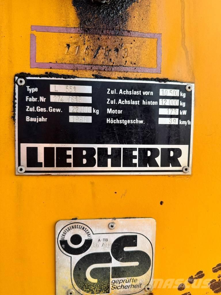 Liebherr L 551 Pale gommate
