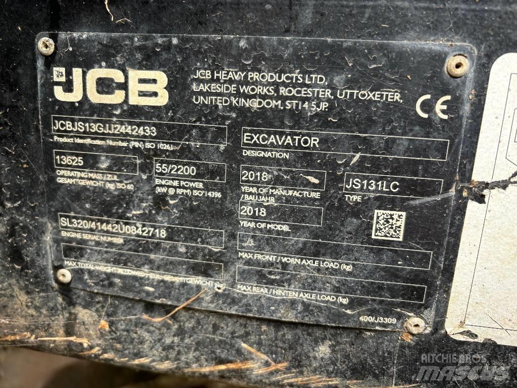 JCB JS 131 LC Escavatori cingolati