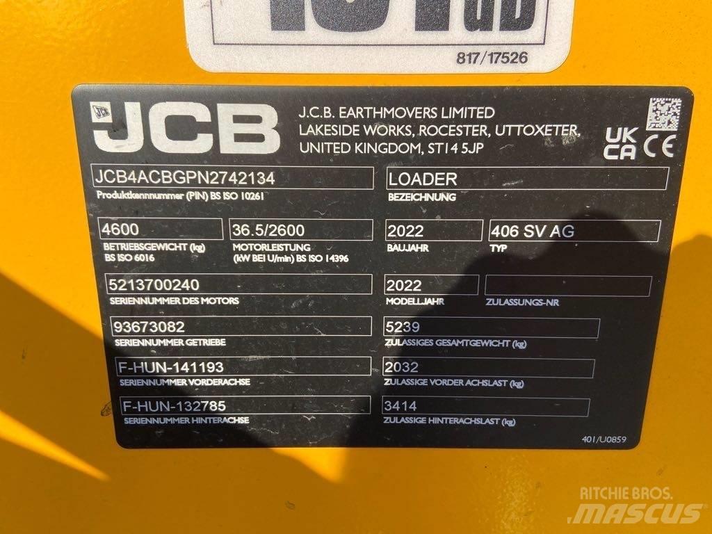 JCB 406 SV AG Pale gommate