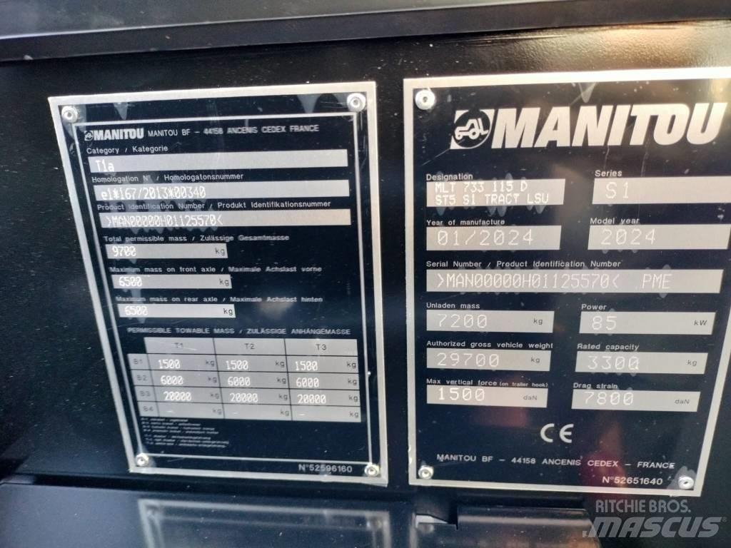 Manitou MLT733 Sollevatori telescopici per agricoltura