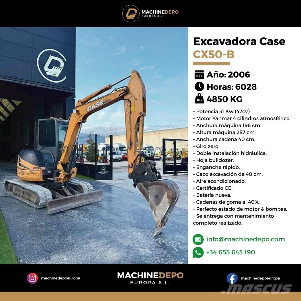 CASE CX 50 B Miniescavatori