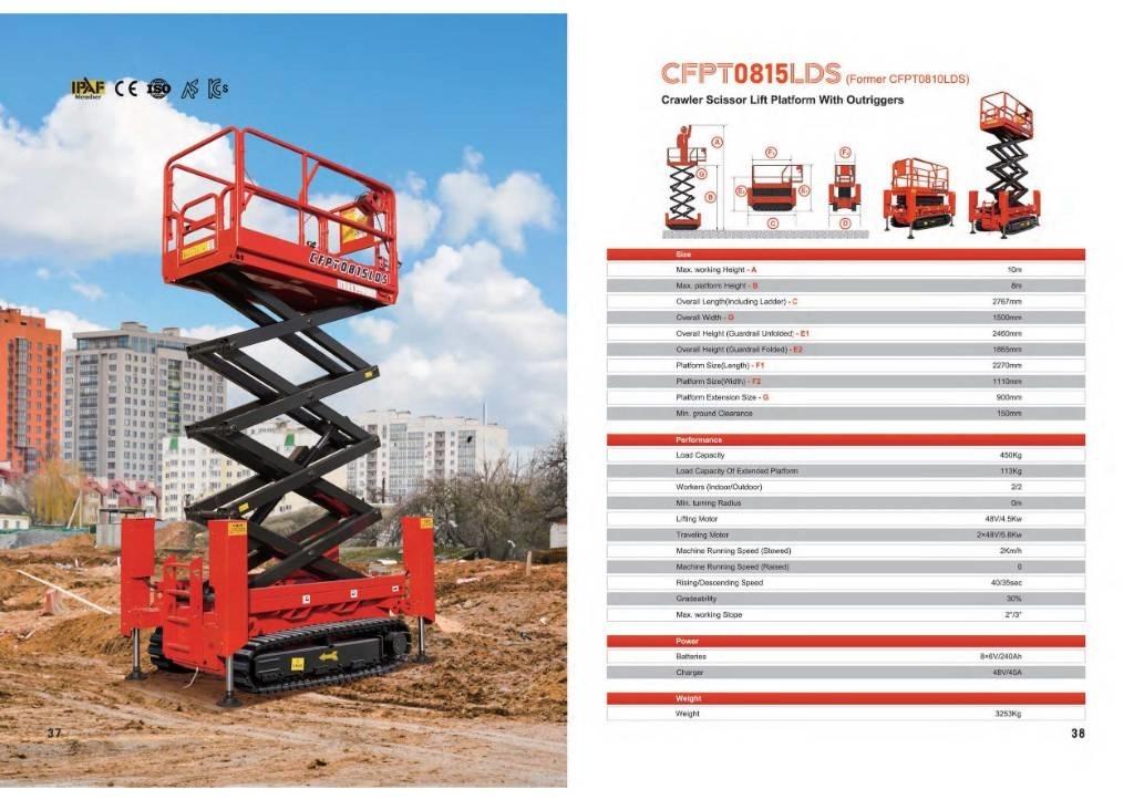 CFMG CFPT0815LDS Piattaforme a pantografo