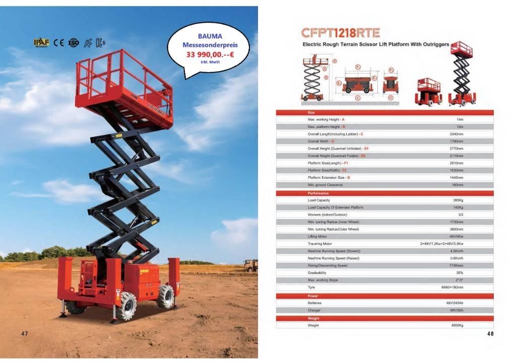 CFMG CFPT0815LDS Piattaforme a pantografo