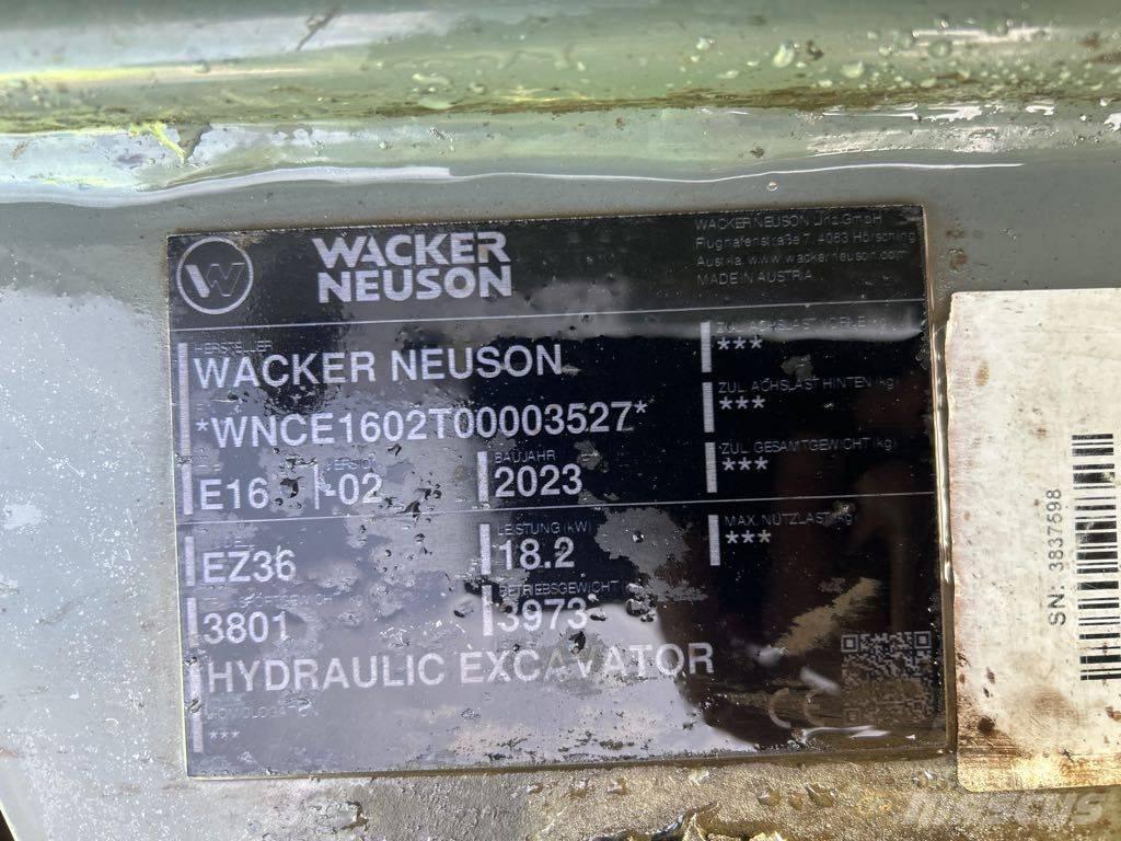 Wacker Neuson EZ36 Escavatori cingolati