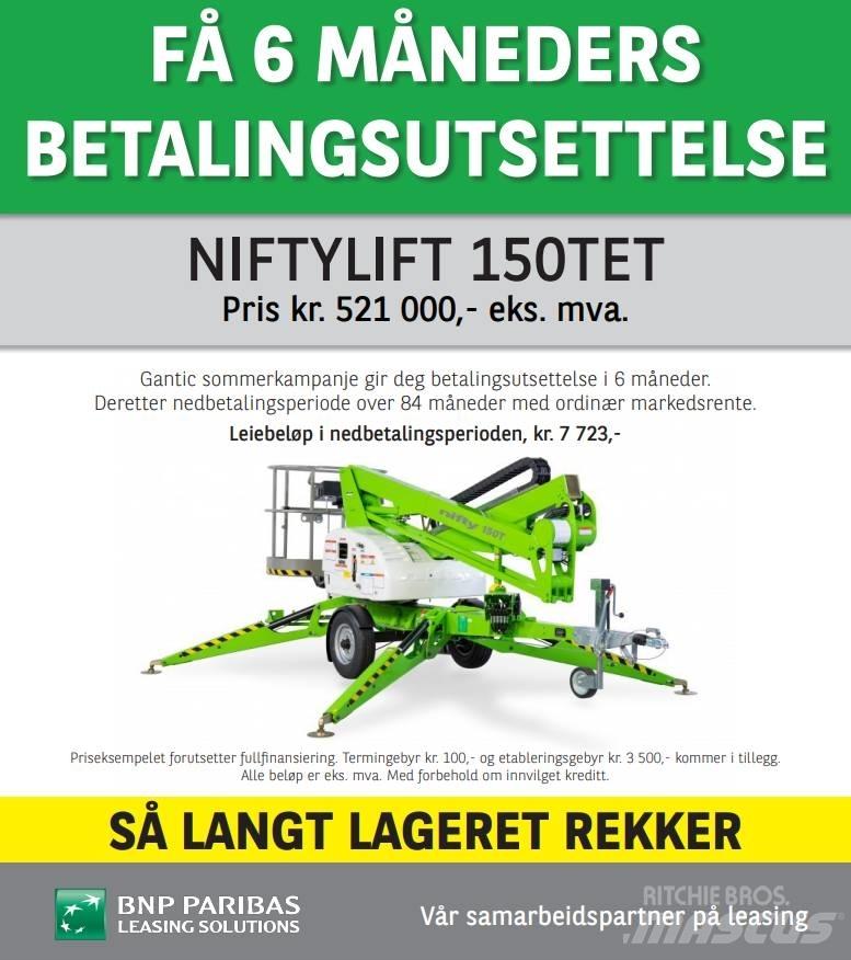 Niftylift 150TET Piattaforme aeree su rimorchio