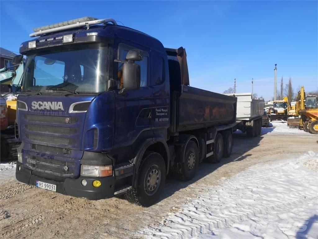Scania R560 8x4 Camion con cassone scarrabile