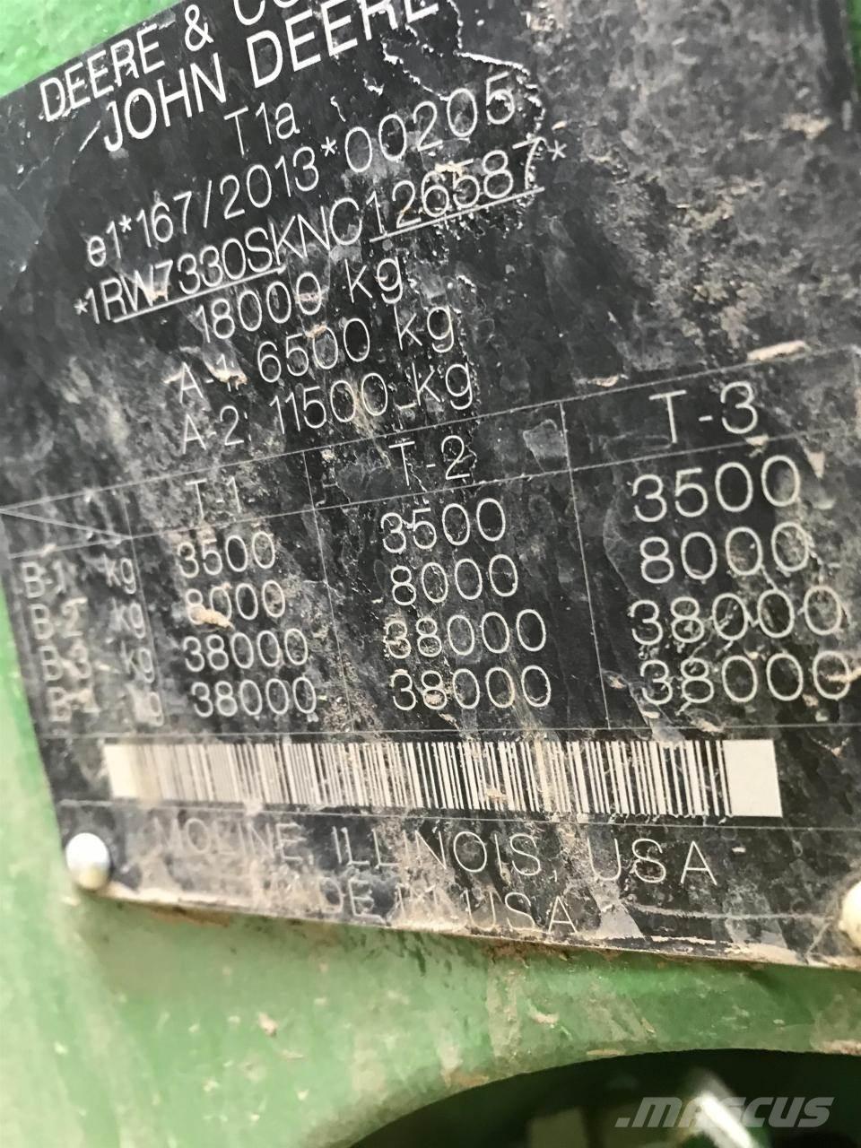 John Deere 7R 330 Trattori