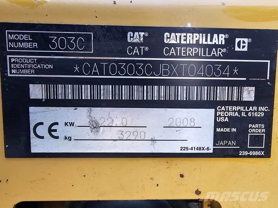 CAT 303 CR Miniescavatori