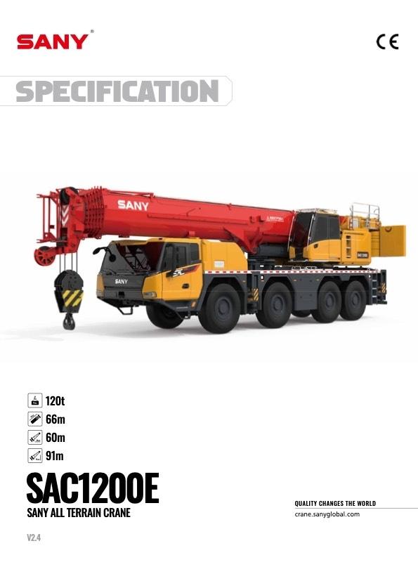 Sany SAC1200E Gru per tutti i terreni