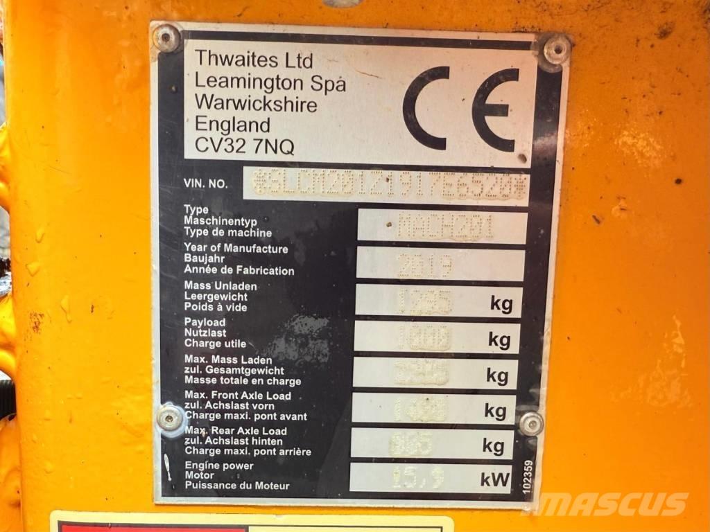 Thwaites Mach 201 Mini dumper