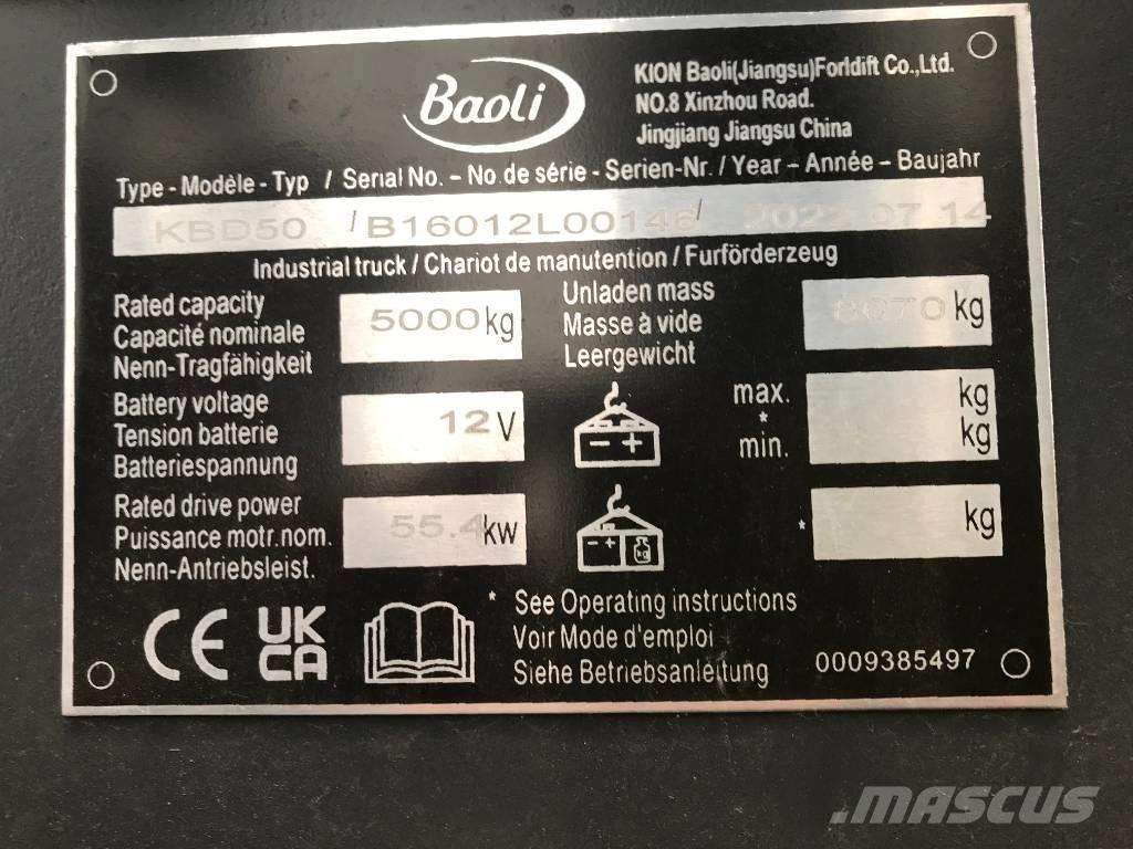 Baoli KBD 50S Carrelli elevatori diesel