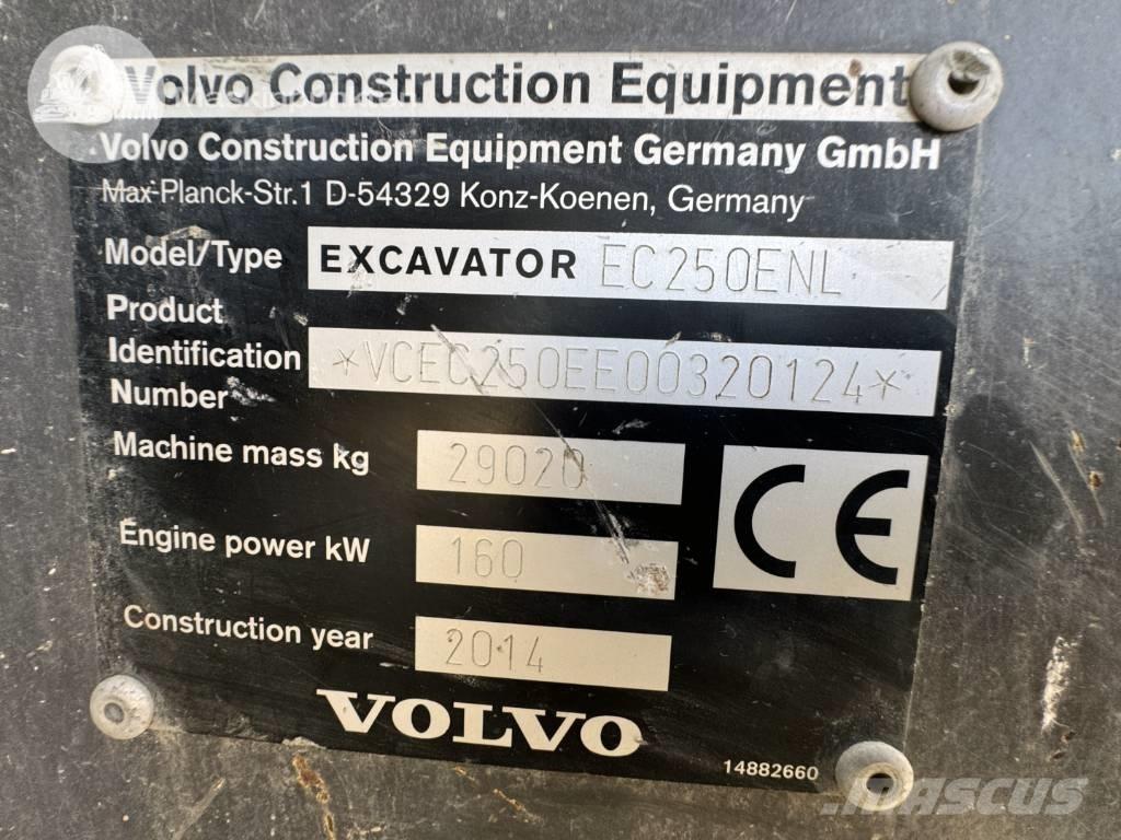 Volvo EC 250 E N L Escavatori cingolati
