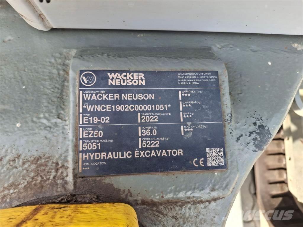 Wacker Neuson EZ50 Escavatori cingolati