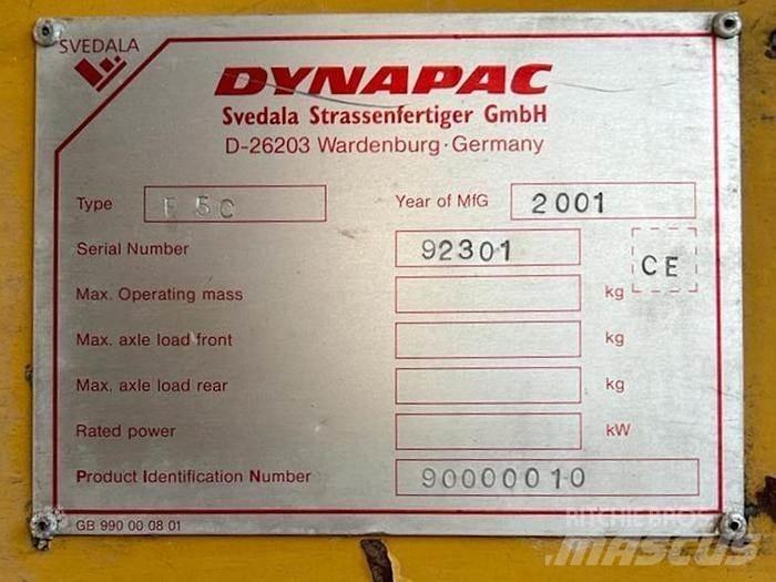 Dynapac F5C Finitrici