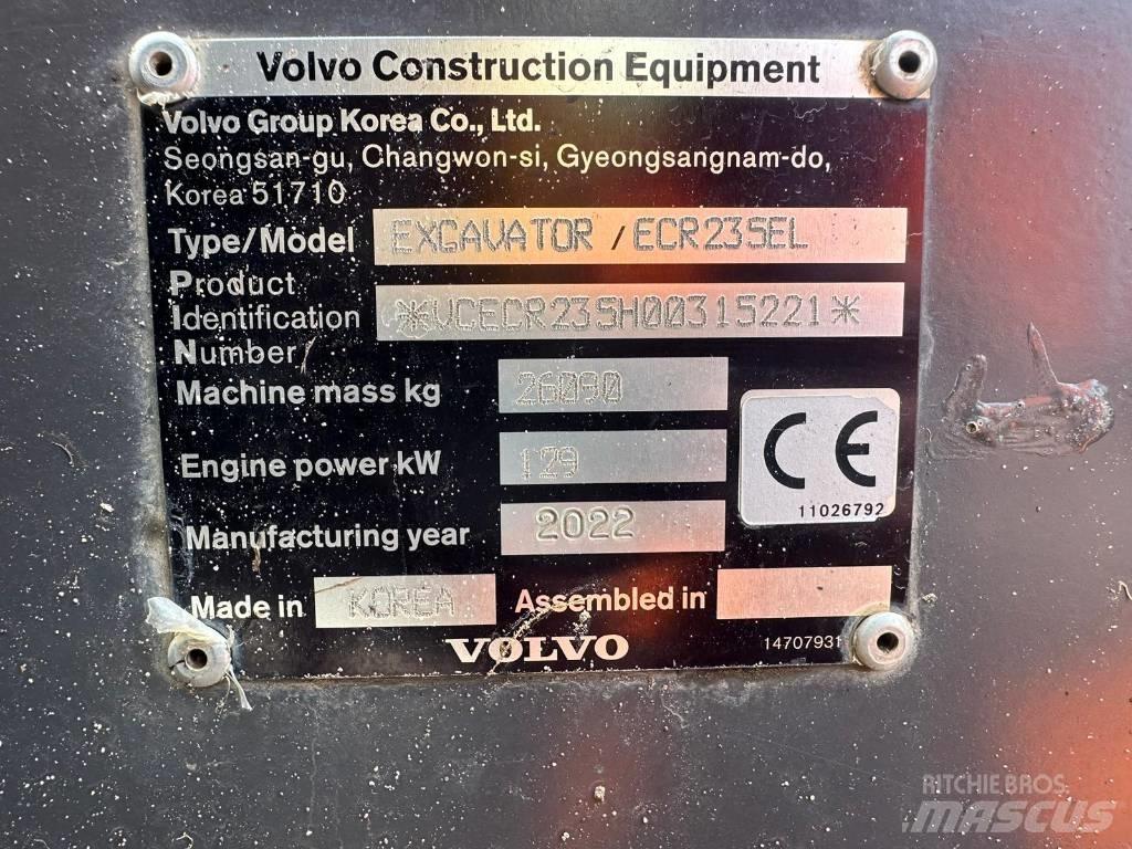 Volvo BM ECR235EL Escavatori cingolati
