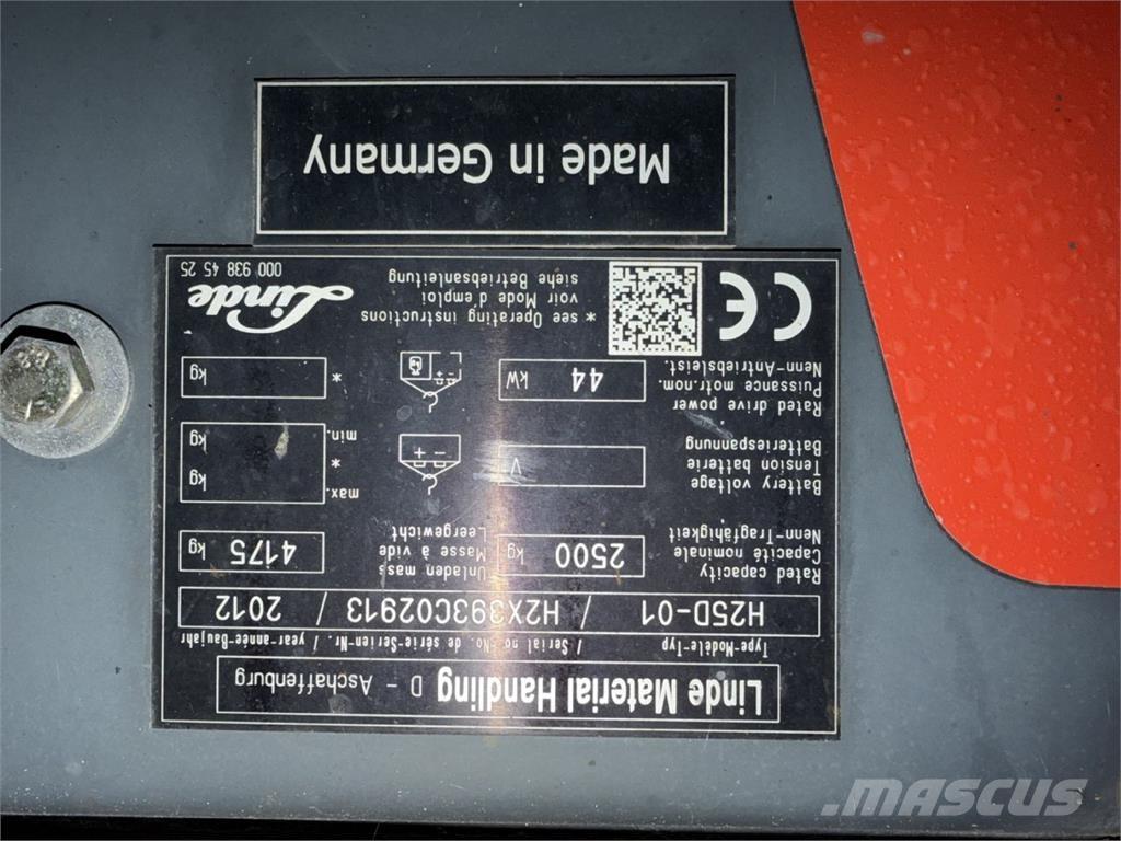 Linde H25D-01 Carrelli elevatori diesel