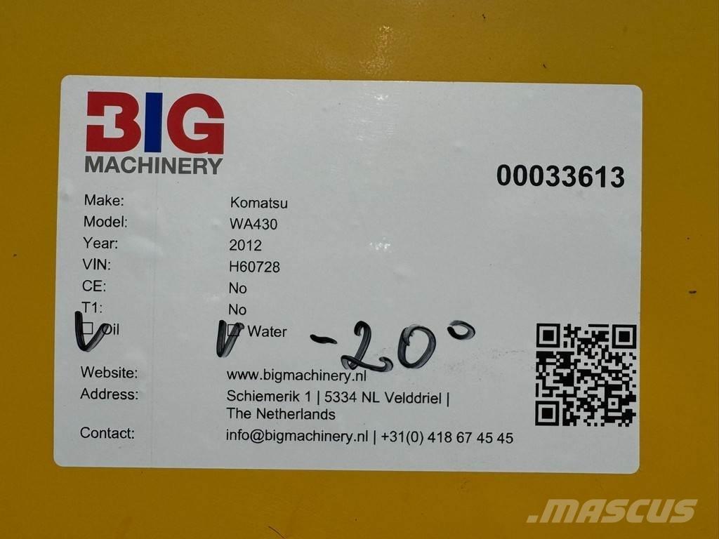 Komatsu WA430-6 Pale gommate