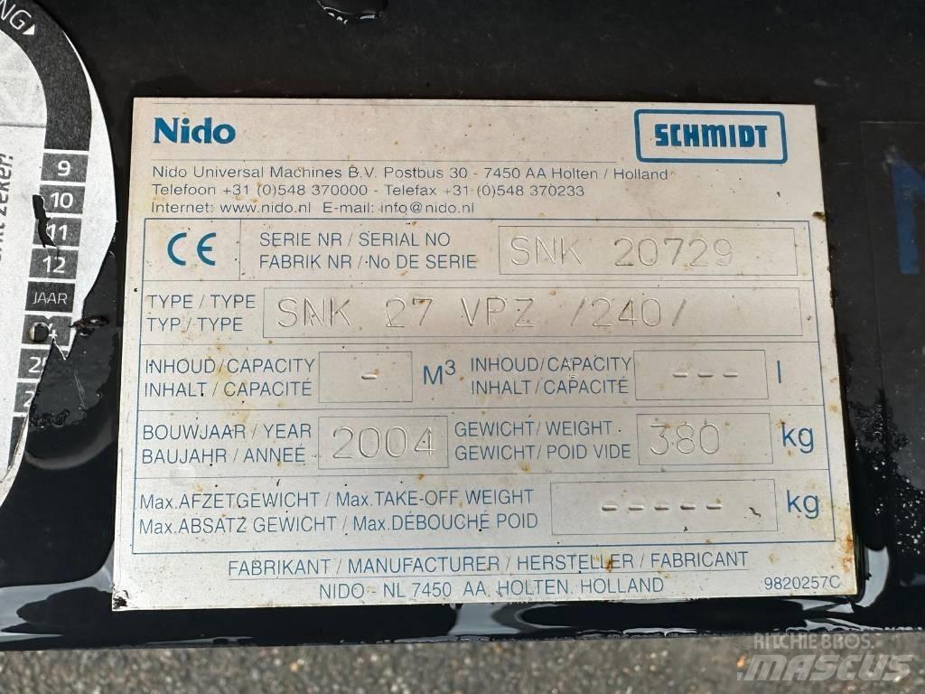 Nido SNK 27 VPZ 240 Lame spazzaneve e aratri