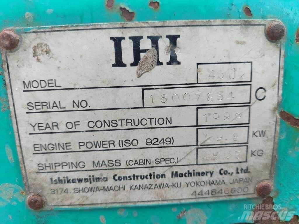 IHI 45J Miniescavatori