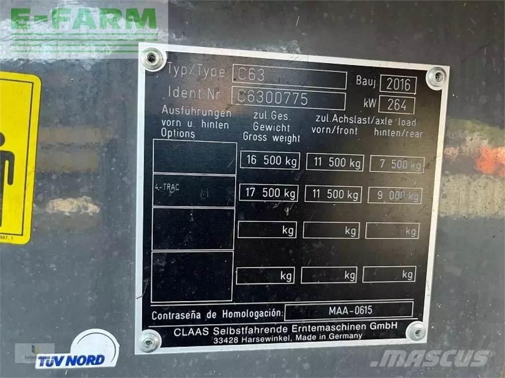 CLAAS lexion 630 Mietitrebbiatrici