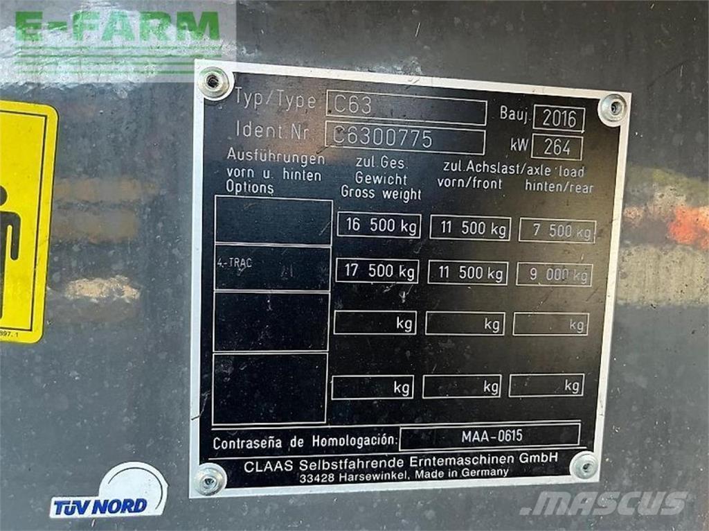 CLAAS lexion 630 Mietitrebbiatrici