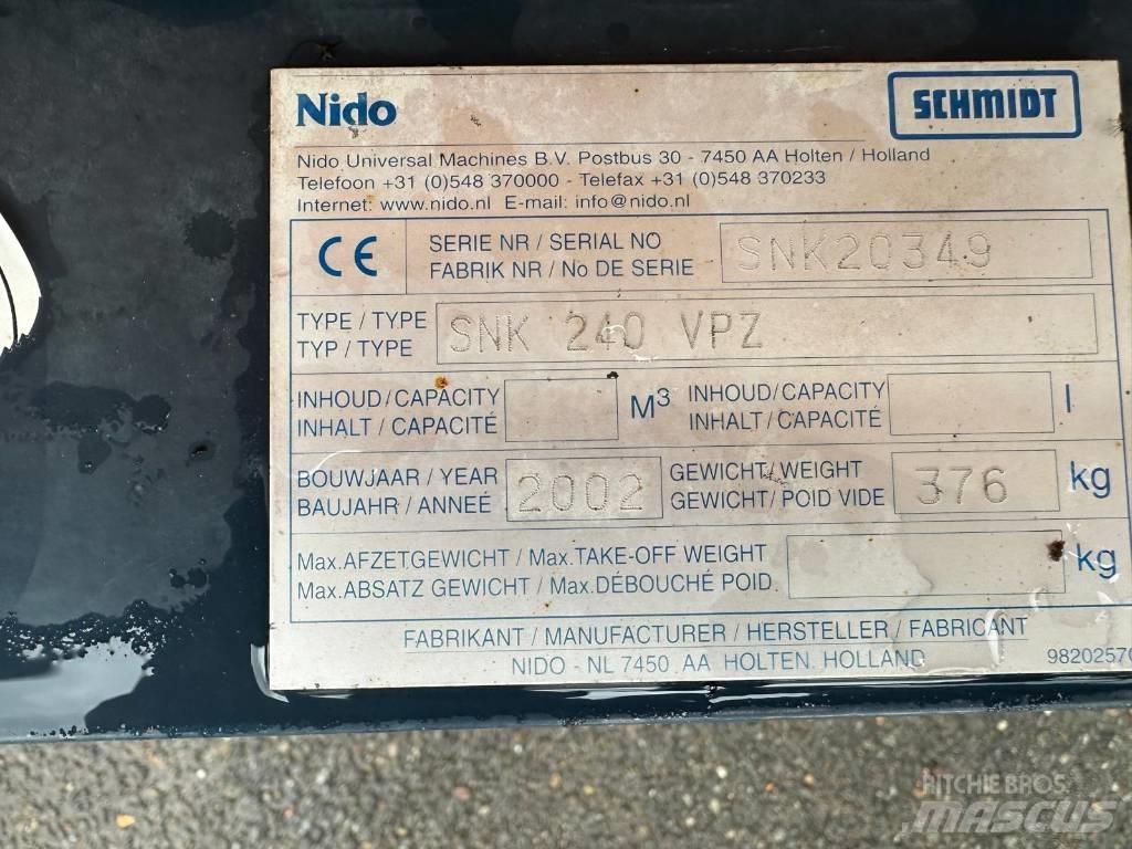Nido SNK240VPZ Lame spazzaneve e aratri
