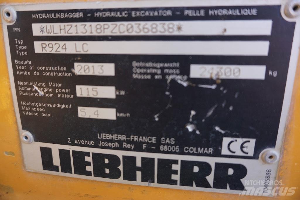 Liebherr R 924 LC Escavatori cingolati
