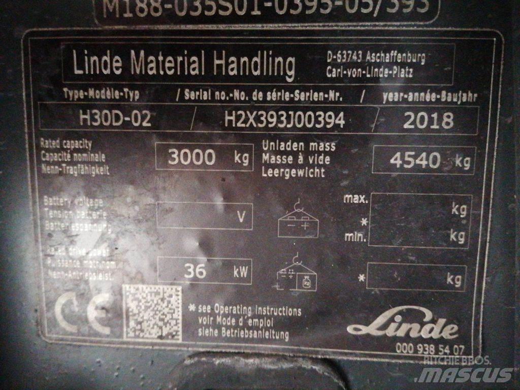 Linde H30D-02 Carrelli elevatori diesel