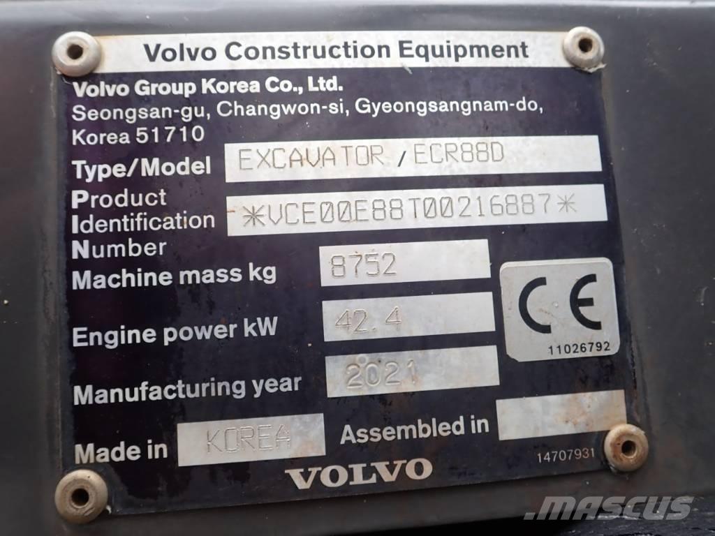 Volvo ECR 88 D Escavatori medi 7t - 12t