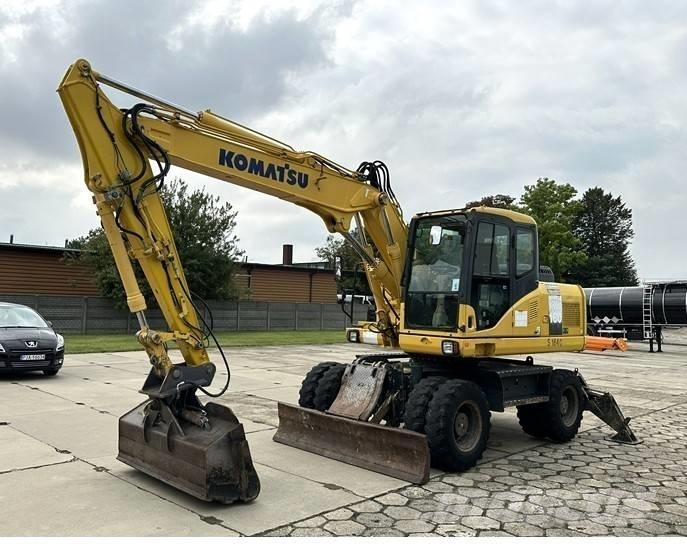 Komatsu PW 160-7E0 Escavatori gommati
