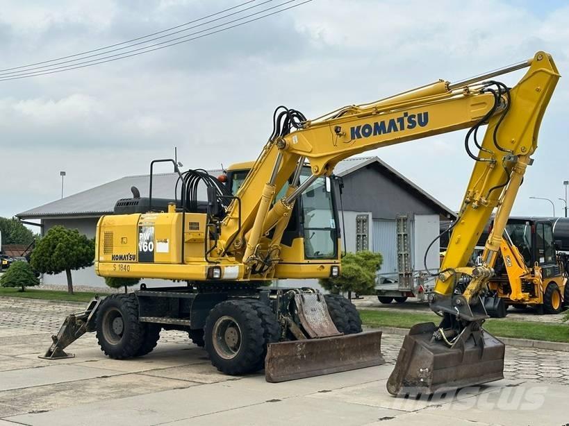 Komatsu PW 160-7E0 Escavatori gommati