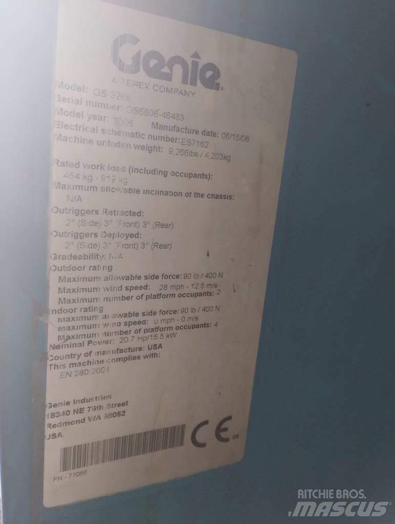 Genie GS 3268 Piattaforme a pantografo