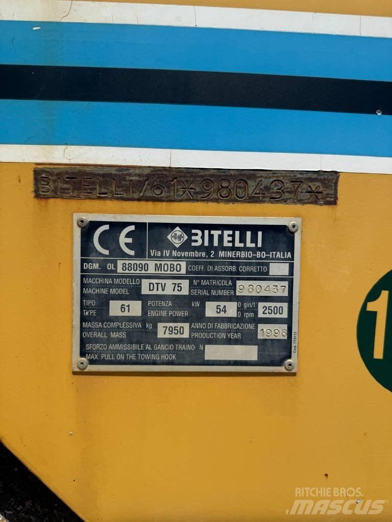 Bitelli DTV 75 Rulli a doppio tamburo