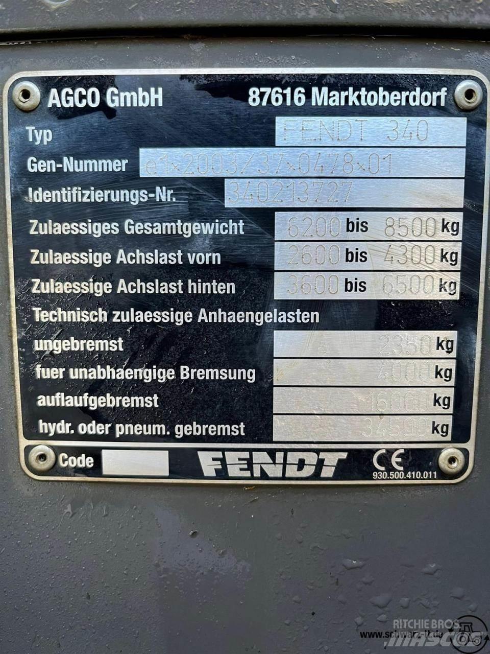 Fendt 313 Vario Trattori