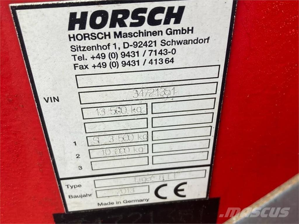 Horsch Tiger 8 LT Coltivatori