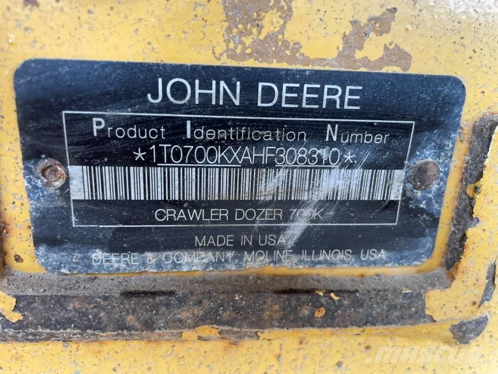 John Deere 700 KLGP Dozer cingolati