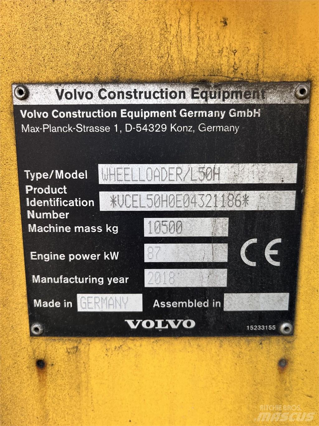 Volvo L 50 H Pale gommate