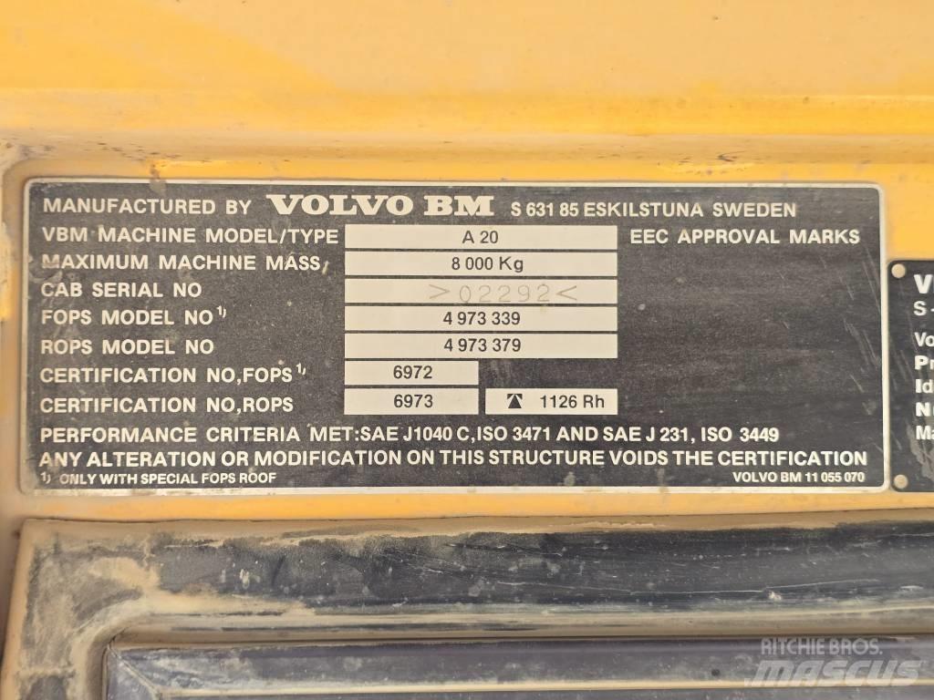 Volvo BM A 20 Mini dumper