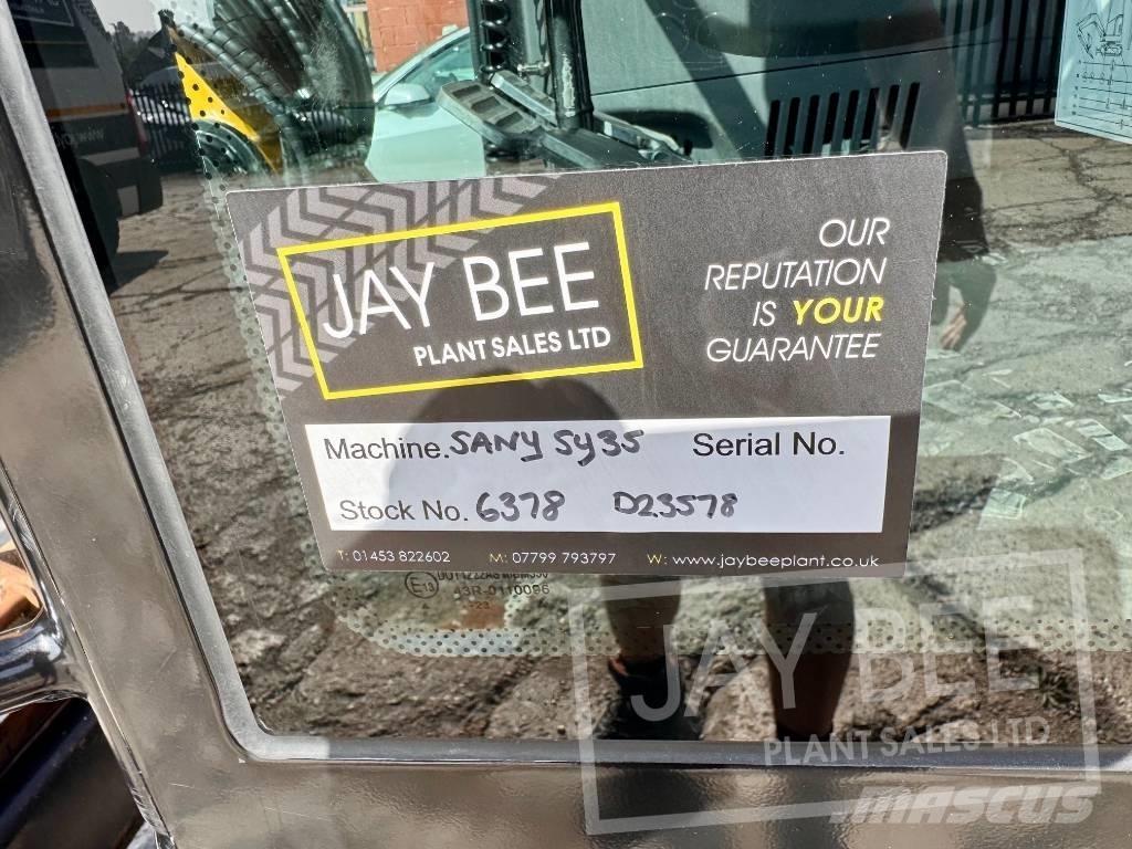 Sany SY 35 U Miniescavatori