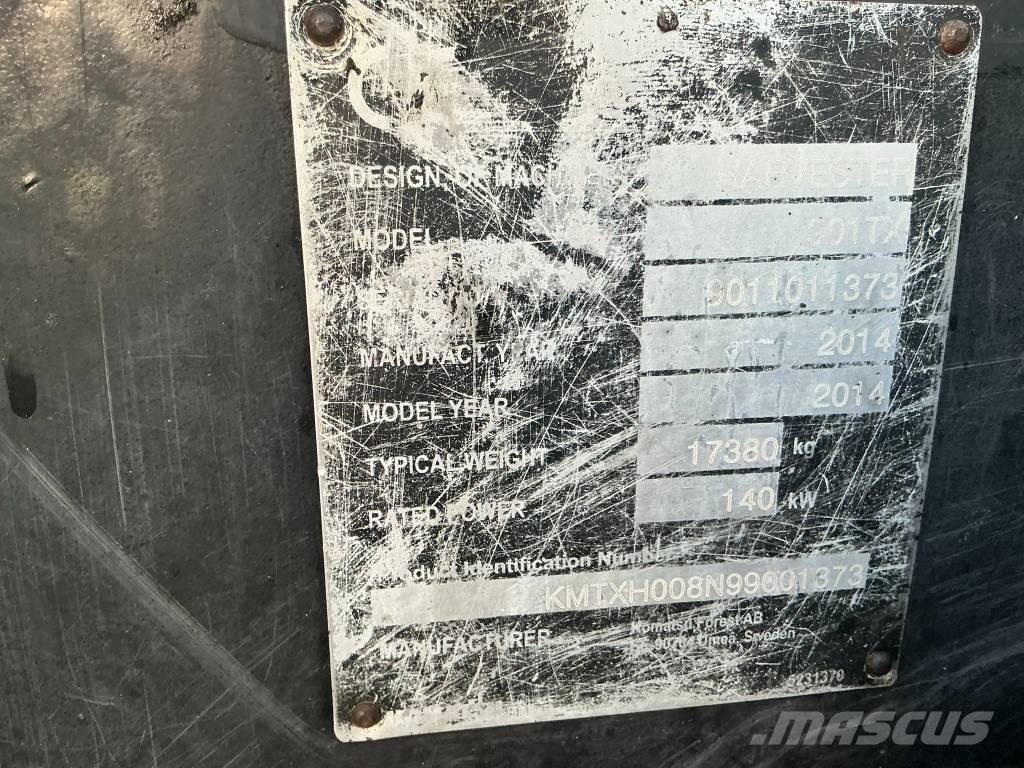 Komatsu 901 TX Abbattitrici, Disboscatrici