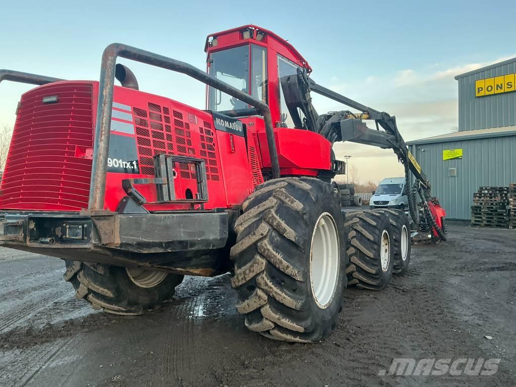 Komatsu 901 TX Abbattitrici, Disboscatrici