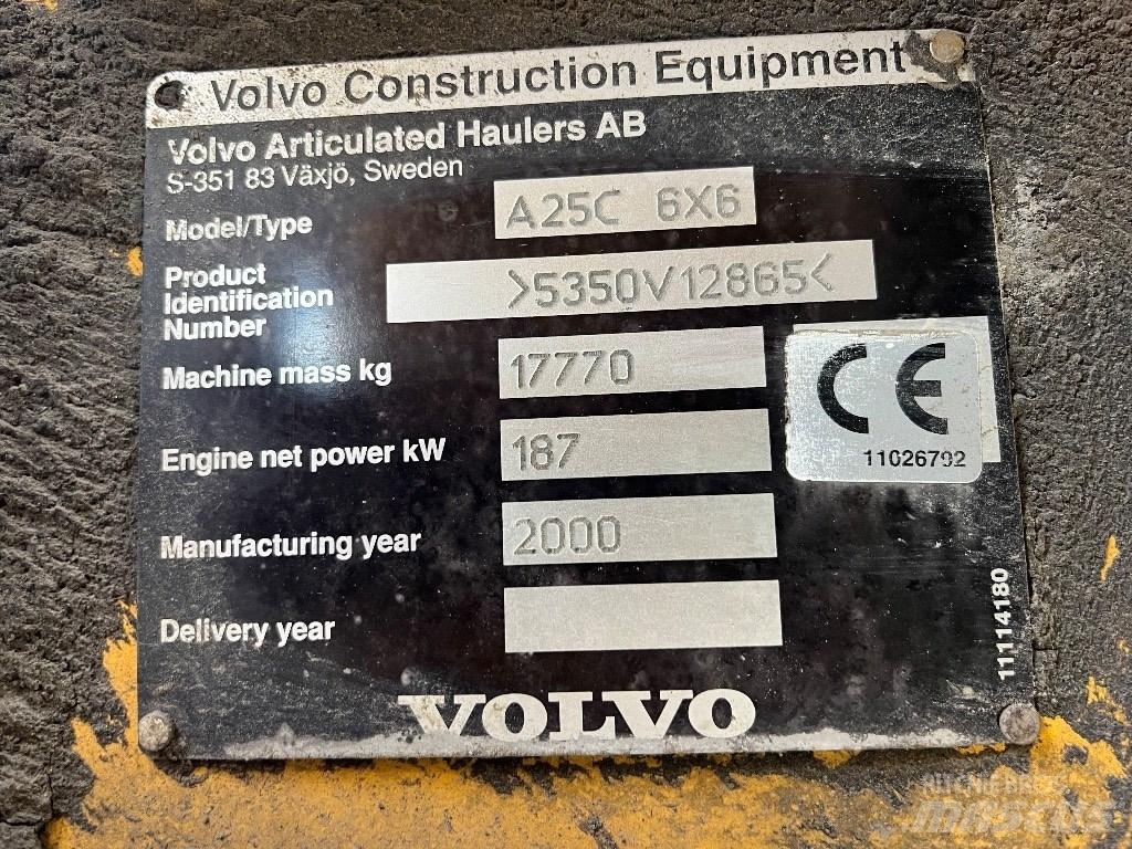 Volvo A25c Dumpers articolati