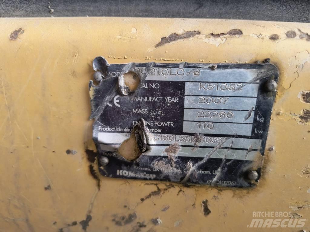 Komatsu 210 LC Escavatori cingolati