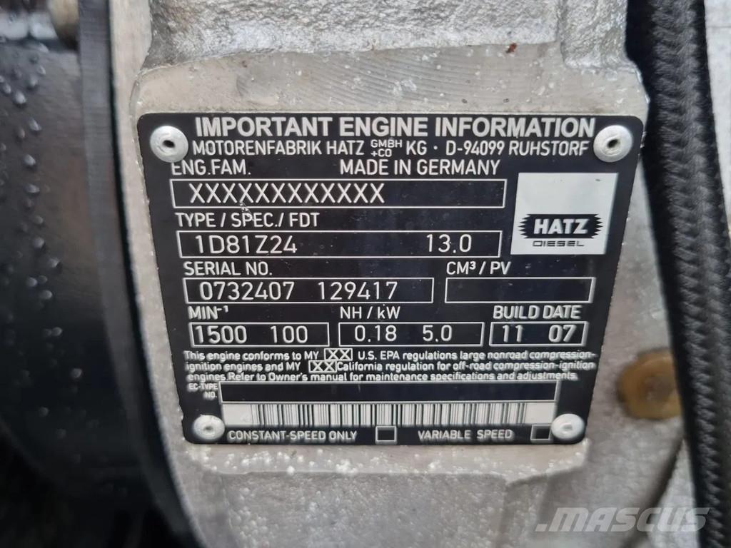 BBA BA100K D193 Pompa idraulica