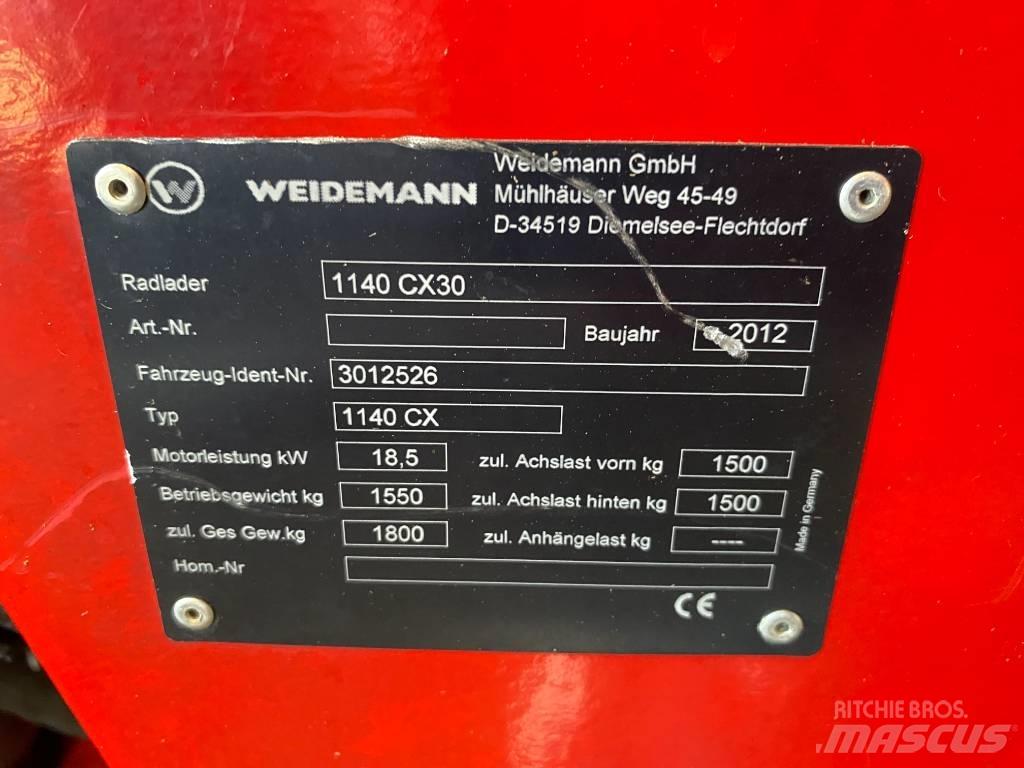 Weidemann 1140 CX30 Pale multiuso