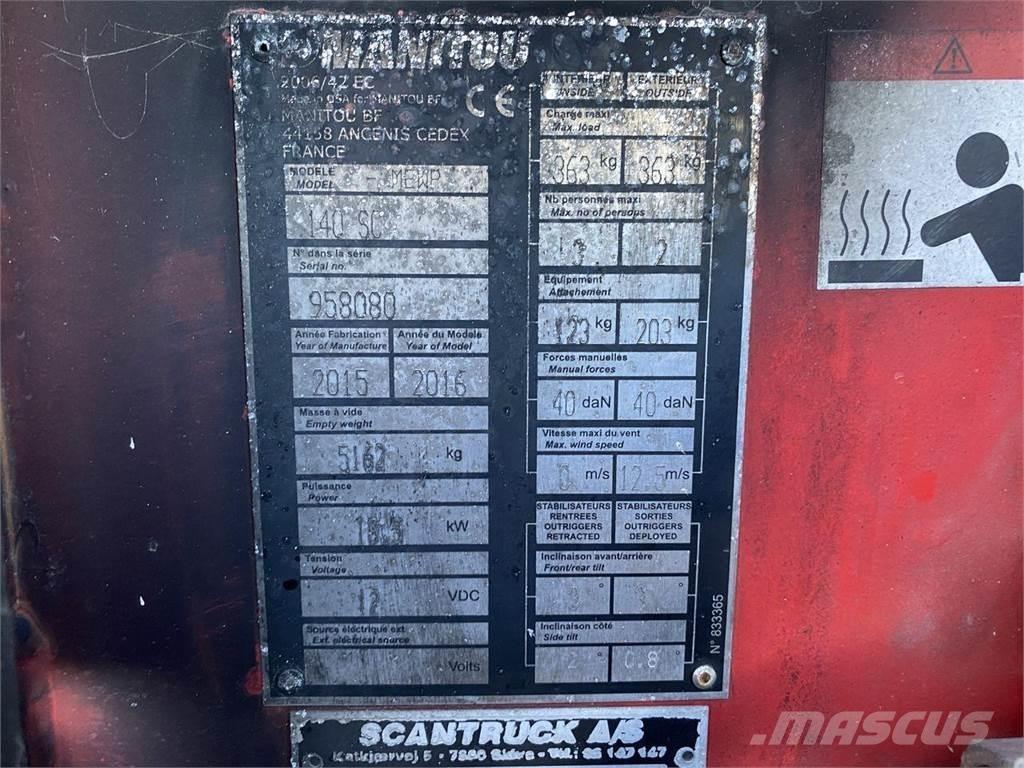 Manitou 140SC Piattaforme a pantografo