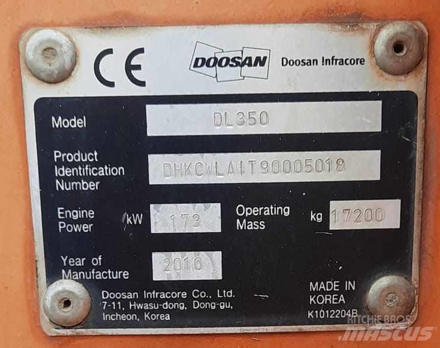 Doosan DL 350 Pale gommate